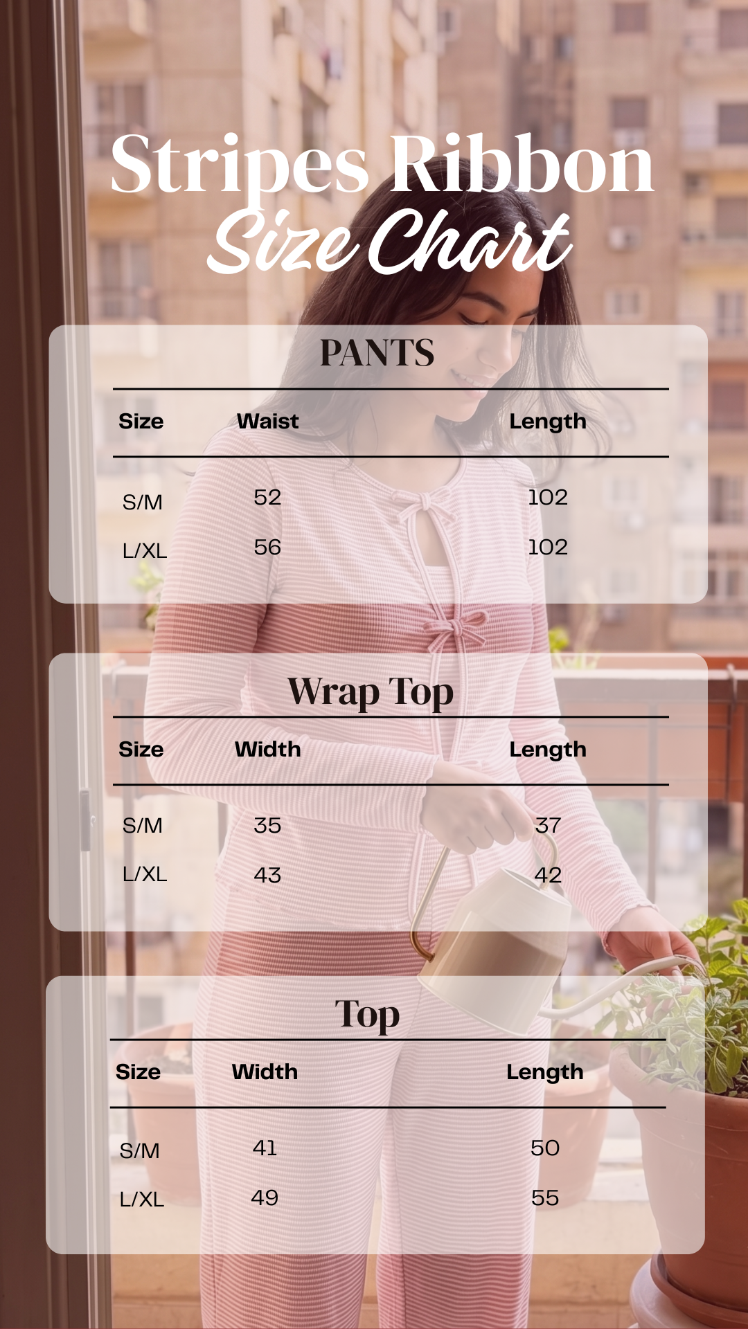 Striped Ribbon PJ in Mint