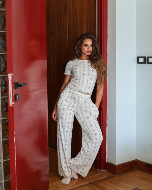 Vintage Bloom PJ in Mint